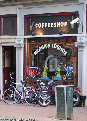  Coffee Shops  World on Http   Www World City Photos Org Amsterdam Coffeeshops Coffeeshop