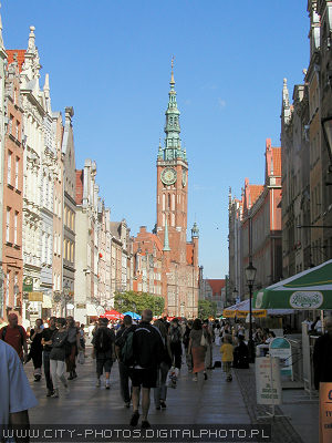 Long Street and Long Market in Gdansk 