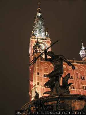Night photos of Gdansk 