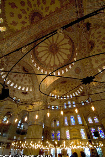 Blue Mosque inside 