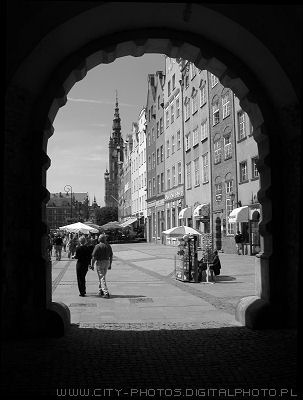 Black and white pictures of Gdansk 