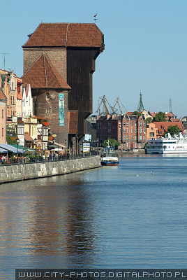 The Crane over the Motlawa River in Gdansk 