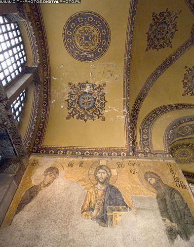 Mosaic in Hagia Sophia 