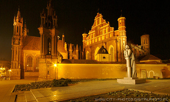 St Ann's Church and Adam Mickiewicz monument 